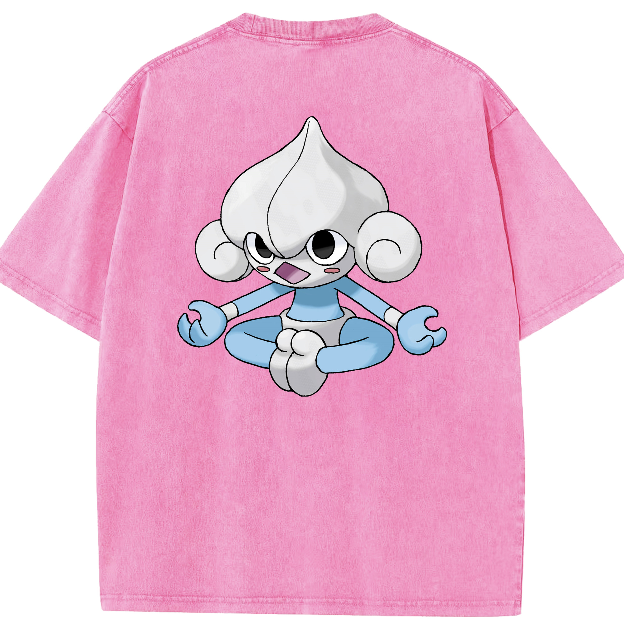 （画像用） ポケットモンスター Pokémon 綿100% ヴィンテージ風 半袖Tシャツ（背面プリント）